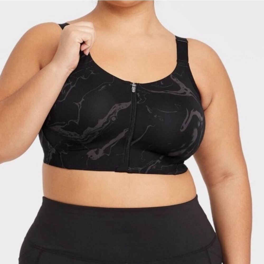 ✨ Women’s High Support Mesh Crossback Bra